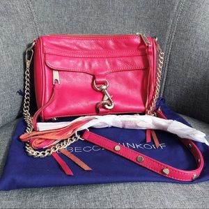 Rebecca Minkoff mini MAC hot pink